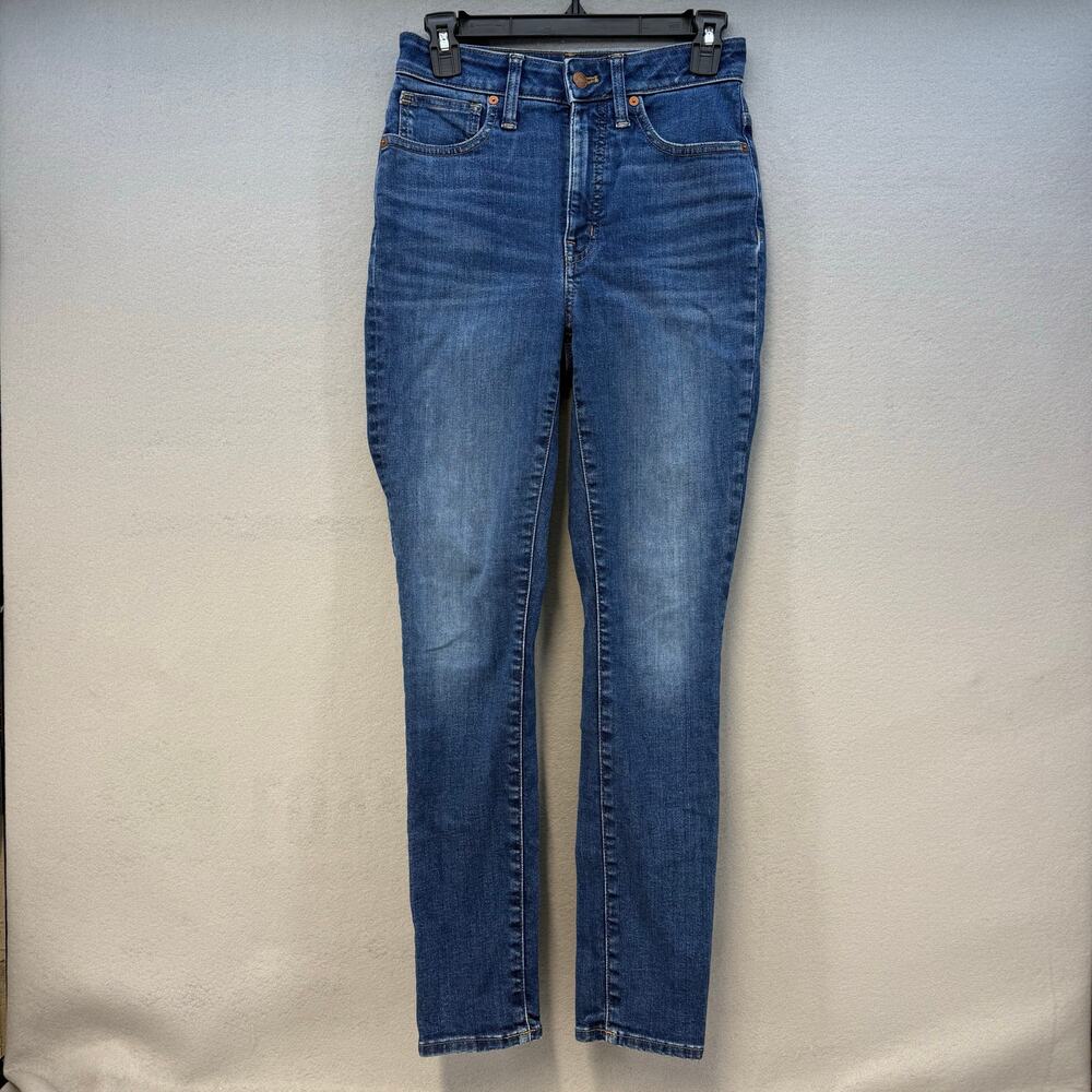 Madewell Jeans Women's 26 (Size 2) Blue Curvy High-Rise Skinny Preppy Normcore